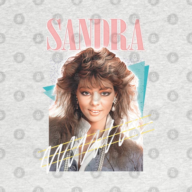 Sandra Cretu / 80s Retro Fan Art Design by DankFutura